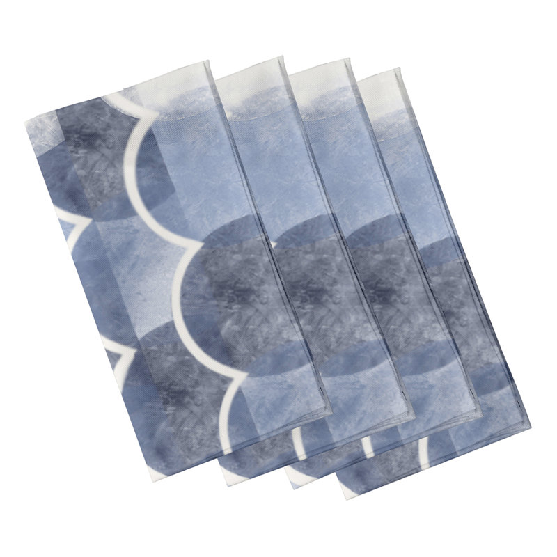 Ensemble de serviettes 4 pièces Aksel, Envoûtant, bleu marine