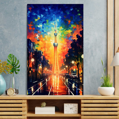 Tokyo Sky Tree, the Tallest Observation Tower in Sumida, Tokyo - Wrapped Canvas Painting -  Red Barrel Studio®, DB94EEE10FB945A483763716E9D8255A