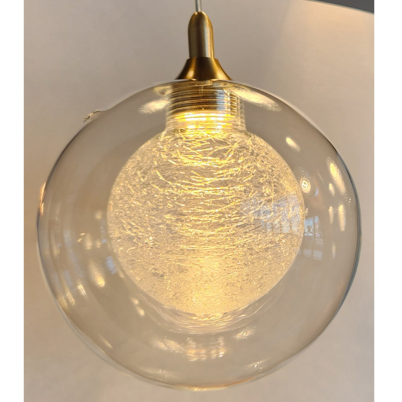 Riverdale 9 - Light Cluster Pendant, Brushed Brass