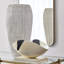 Banded Rectangle Stainless Steel Framed Wall Mirror