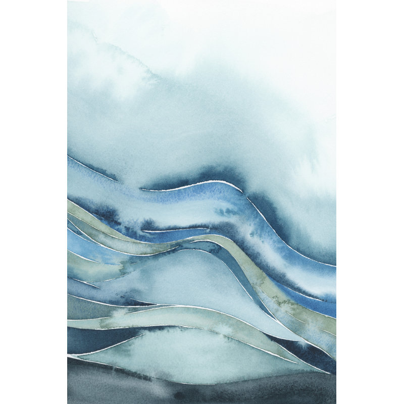 Quiet Wave II by Grace Popp - Wrapped Canvas Print, 46cm H x 30cm W x 3.8cm D
