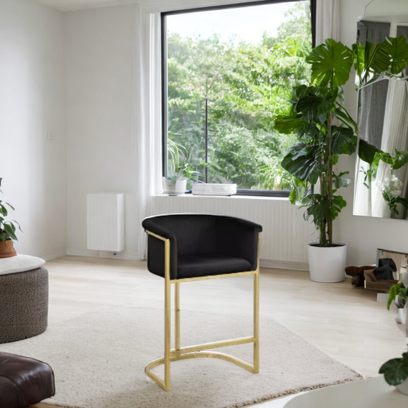 Tabouret de 27 po Szeto, Noir