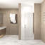 Tempered Glass Pivot Shower Door-127317823
