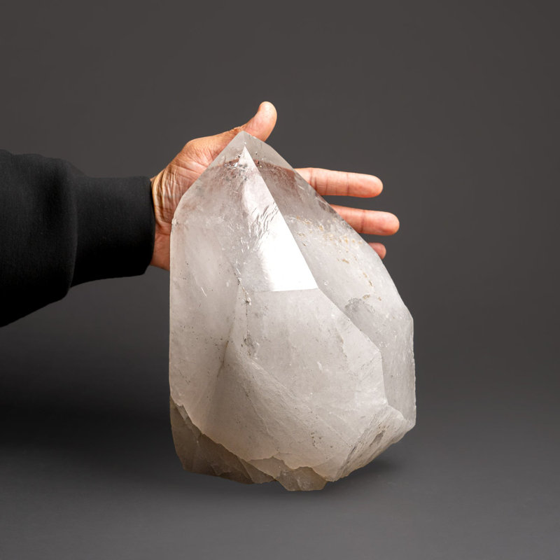 Genuine Polished Clear Quartz Point From Brazil (17.5 Lbs)