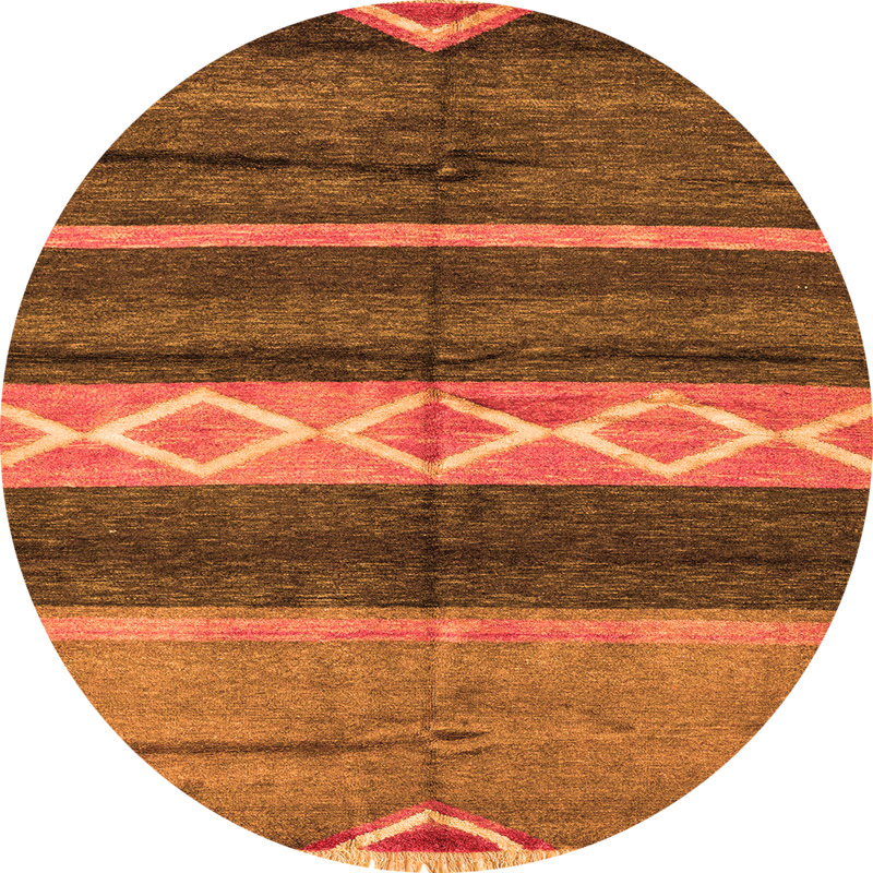 Mcmahen Chenille Indoor Rug, Round 3'