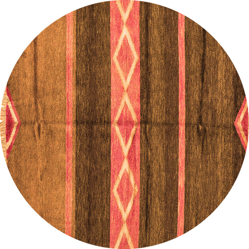 Mcmahen Performance Southwestern Indoor Rug, Round 3'