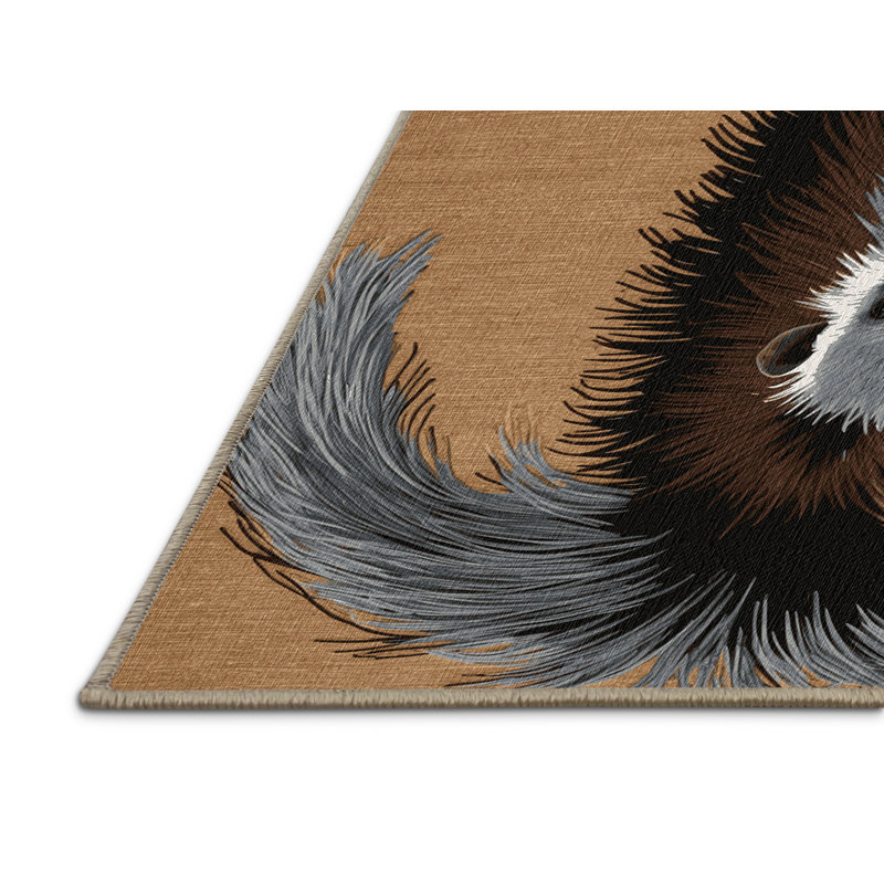  Tapis lavable et fourmilier géant, Rectangle 5 pi x 7 pi