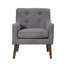 Fauteuil capitonné de 25 po Mid Century Modern