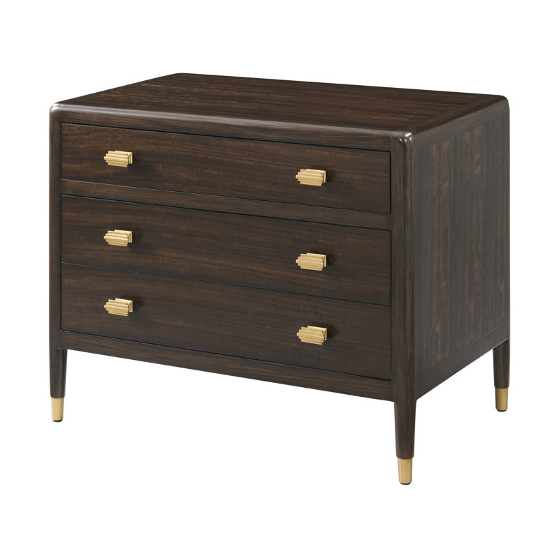 Arlington Street 3-Drawer Nightstand