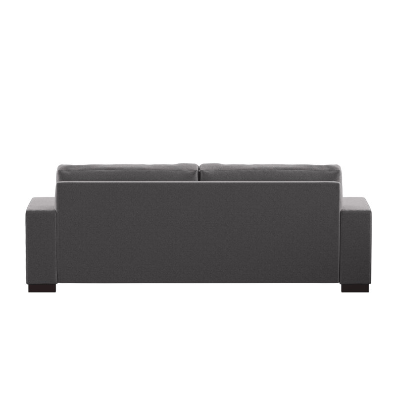 Michaella 94'' Upholstered Sofa, Gray Fabric