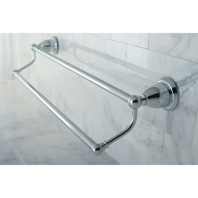 Kingston Brass Heritage 24-Inch Dual Towel Bar, Polished Chrome