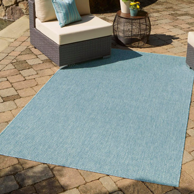 Tapis intérieur / extérieur bleu Avaughn