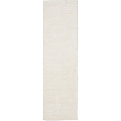 Cattalaya Geometric Area Rug in Ivory