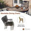 Chaise de patio empilable avec coussin-84938656