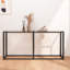 Hefling Glass Top Console Table-1355296476-1355296465