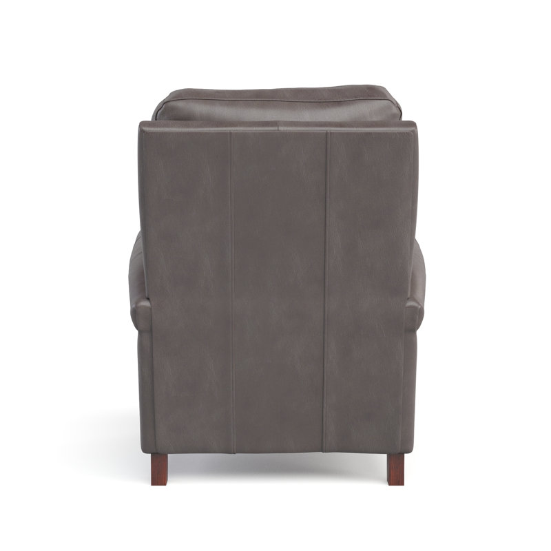 Haskins Recliner, Outsider Raven Genuine Leather, Power, New Classiques
