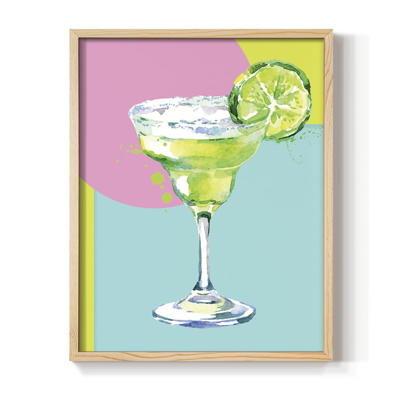 Margarita, reproduction encadrée - bois massif, Naturel, H 11 po x l 9 po