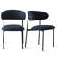 Chaise rembourrée avec pieds en métal-894426351