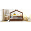 Lit en bois avec couchette-545354615