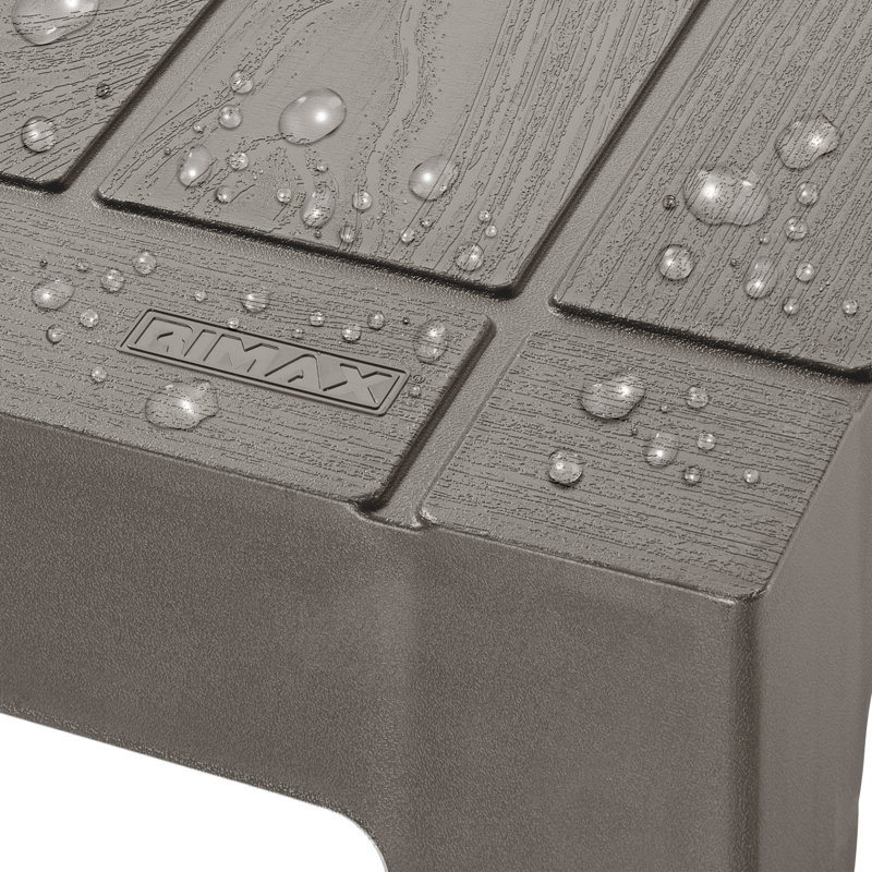 Table de patio 6 places Ebern Designs Waconia, Moka