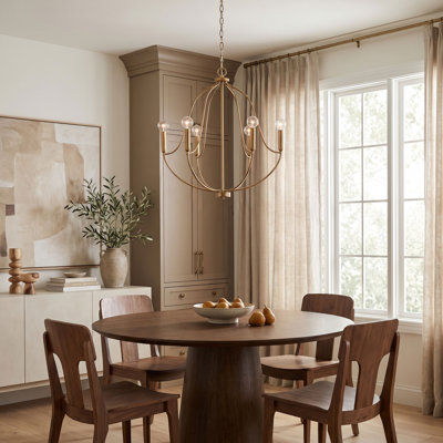 Lustre 5 lumières l 25 po x H 26,75 po Kanda