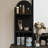 Modern Vanity Desk With Mirror, 5 Drawers, Shelves And Matching Stool, Makeup Dressing Table-114228075