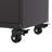 34.3" Mobile Tool Storage Cabinet - Garage Organizer With Lockable Compartment & 4 Drawers, Rolling Steel Chest For Workshop And Home Garage