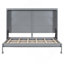 Lit escamotable double gris-855136781-855136782