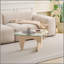 Tables basses en verre Table basse de style campagnard Mid-Century-130020425-130020428