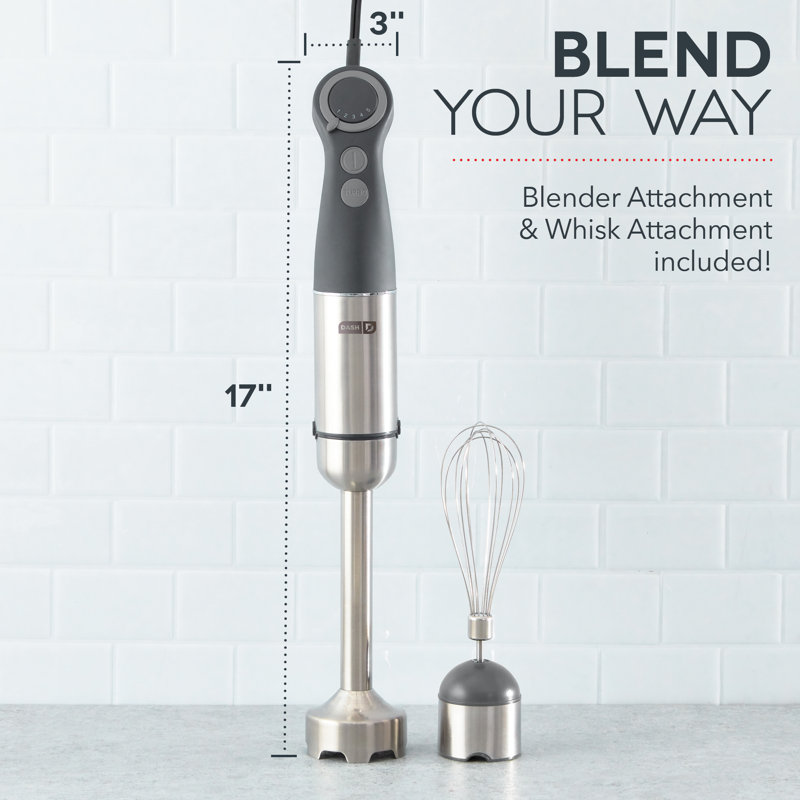 Dash Chef Series Hand Blender, Black