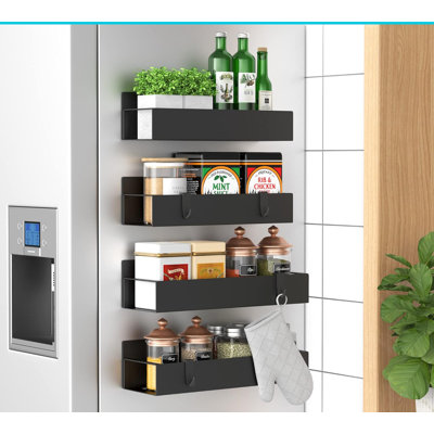 4 Pack Magnetic Spice Rack Organizer