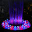 Fontaine flottante avec 48 lumières DEL changeantes