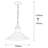 Adjustable Height Metal Body Cone Single Pendant-48939201