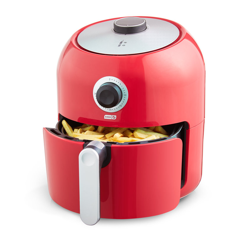 Dash 6 Quart Family Size Air Fryer, Red