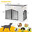 Versatile Heavy-Duty Dog Crate with Practical Drawers and Stylish Design