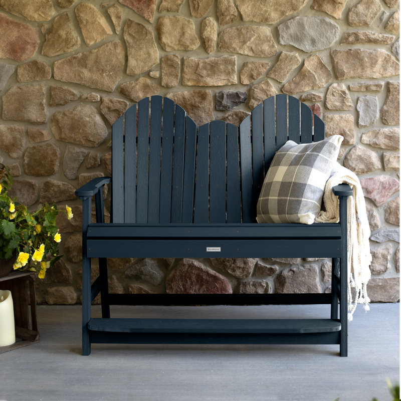 Banc d'extérieur 4 pi Cadha, Bleu fédéral