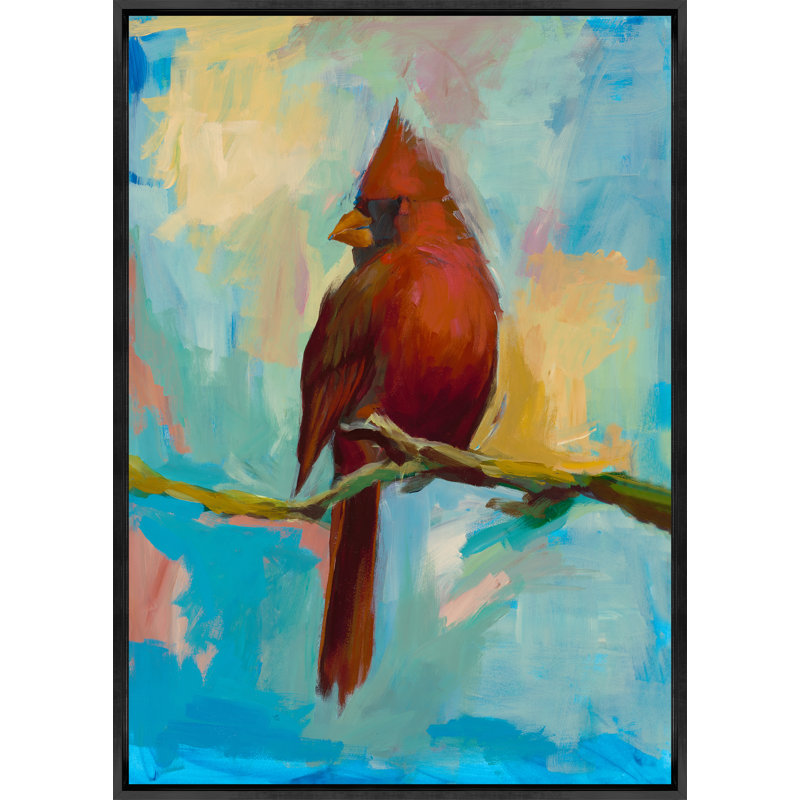Red Cardinal Print by Fern Cassidy, 44.5" H x 31.5" W