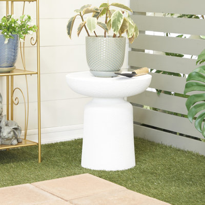 Magnesium Oxide Outdoor Accent Table