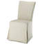 Chaise d'appoint rembourrée en lin Latrell