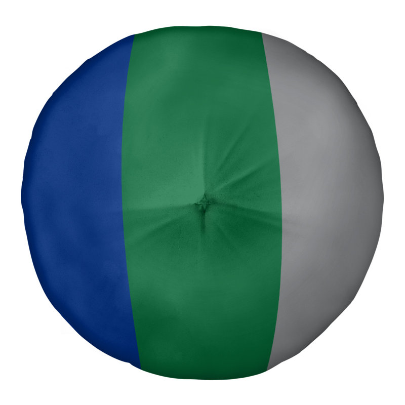  Coussin de sol touffeté, H 26 po x l 26 po, Vert