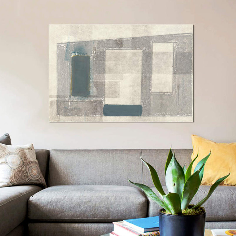 «Piazza», reproduction sur toile, H 26 po x l 40 po x P 1,5 po, Toile tendue