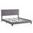 King Size Upholstered Platform Bed Frame
