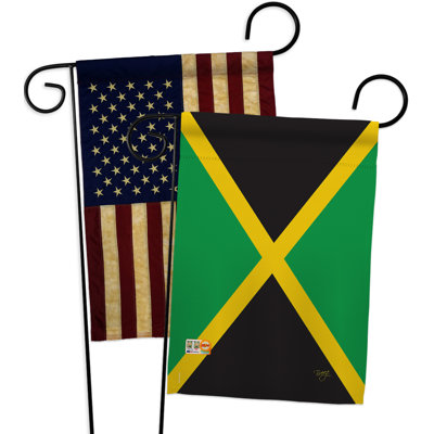 Double Sided 18.5'' H x 13'' W Polyester Garden Flag