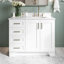 ARIEL TAYLOR 43 IN LEFT OFFSET SINGLE RECTANGLE SINK VANITY-411981164-444712540-444712542