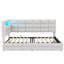Twin Daybed Upholstered With Two Storage Compartments, Built-In Electrical Outlet, LED Lighting, And A Storage-Equipped Headboard-1341776446