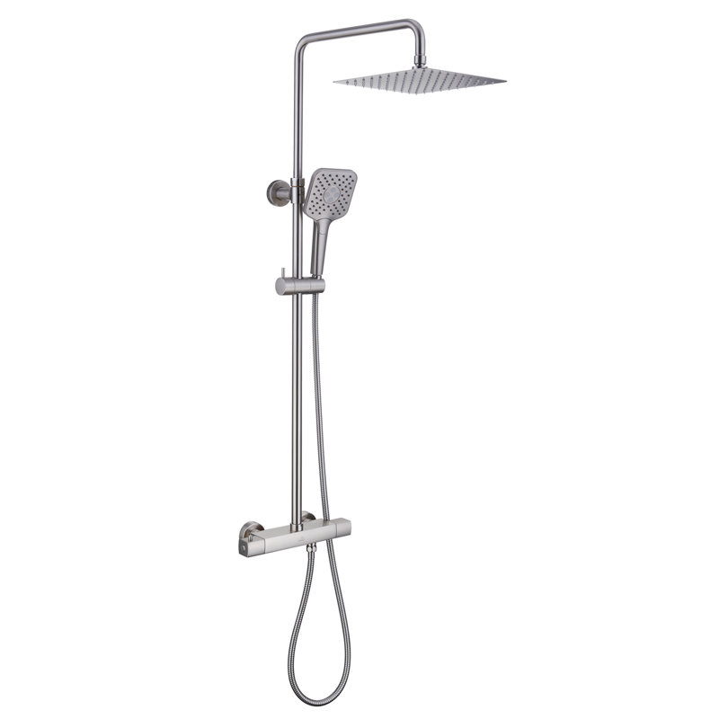 All-In-One Kit with Rough in-Valve, Brushed Nickel
