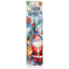 Enseigne de père Noël 36 "en bois massif bleu et rouge Merry & Bright