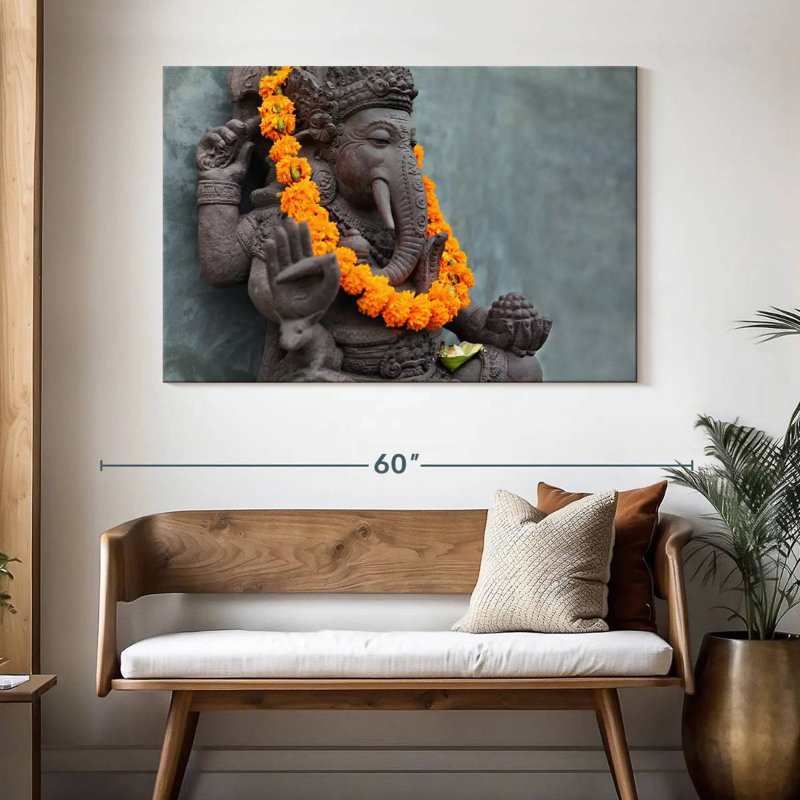 Adella Ganesha Statue, 32" H x 48" W
