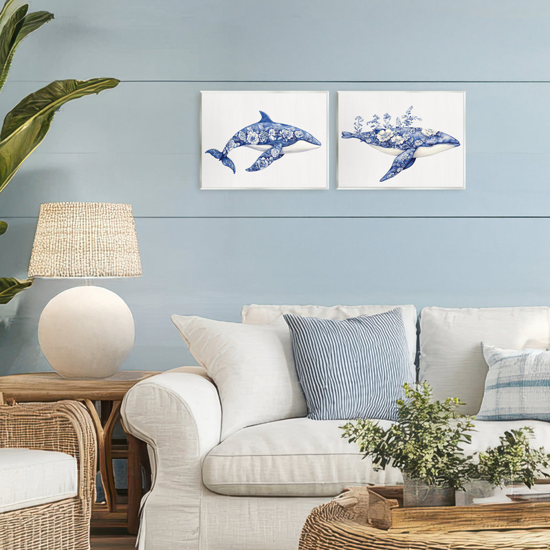 Ensemble de 2 plaques murales Blooming Toile