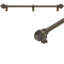 Cricket Cage 12 inches c.c. with 5/8 smooth center long pull large finial with center brace in Gilded Mercury-1940315883-1940315884